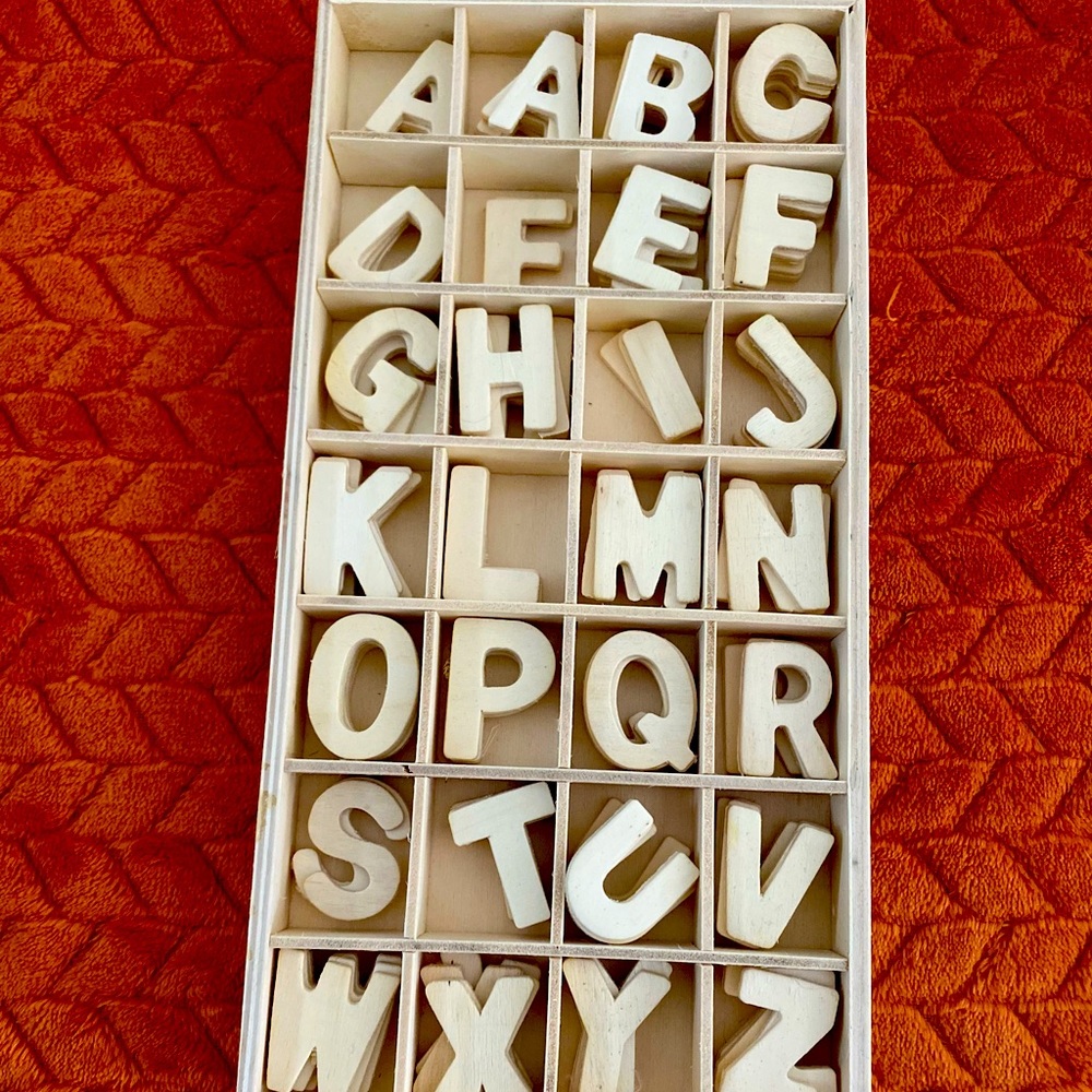 CRAFT Wooden Letters A-Z